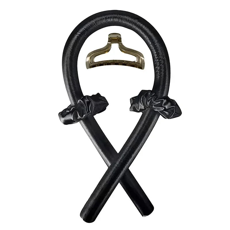 Boucleur sans chaleur Origosana noir pour créer des boucles naturelles sans abîmer les cheveux