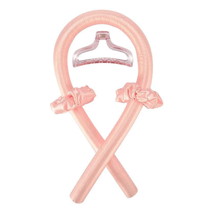 Boucleur sans chaleur Origosana orange rosee pour créer des boucles naturelles sans abîmer les cheveux