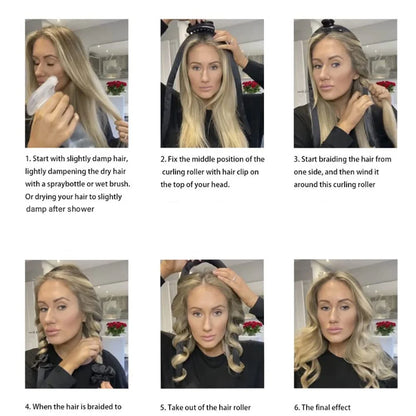 Heatless curls Origosana avec résultat naturel et cheveux protégés